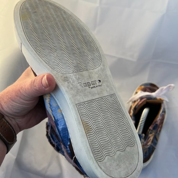 Raparo pixelated floral multicolor high tops, size EU W 37/6.5. Made in Italy. - Picture 5 of 9